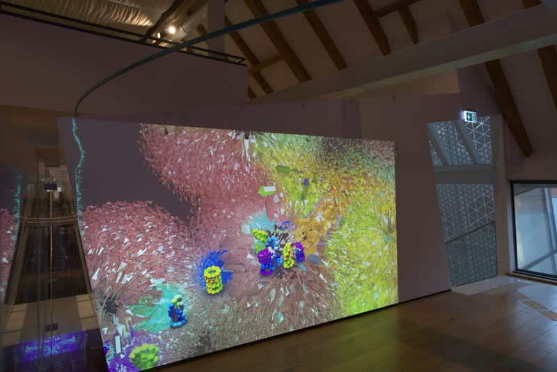 Farbexplosion 在 Westfälische Salzwelten 的布展，2026 年 10 月 17 日