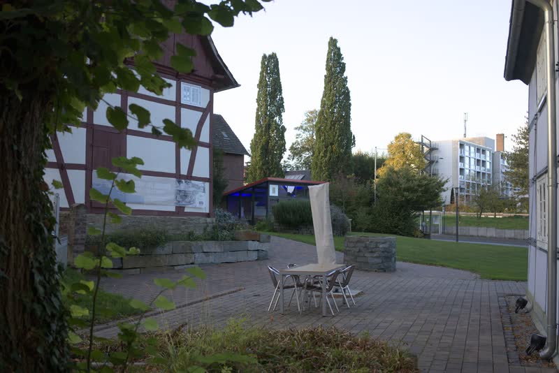 Le Westfälische Salzwelten a Bad Sassendorf nel pomeriggio prima di Farbexplosion, 17 ottobre 2026