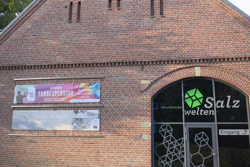 Le Westfälische Salzwelten a Bad Sassendorf nel pomeriggio prima di Farbexplosion, 17 ottobre 2026