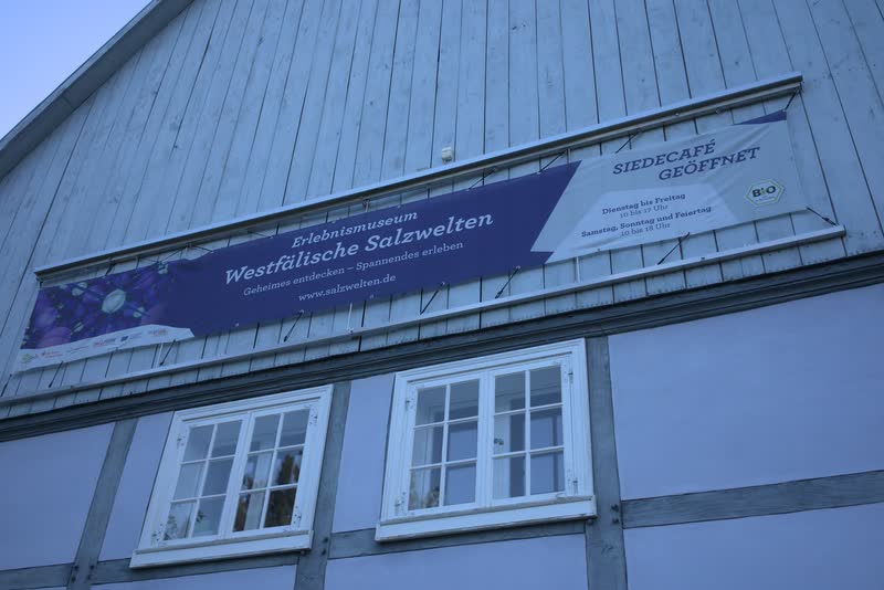 Le Westfälische Salzwelten a Bad Sassendorf nel pomeriggio prima di Farbexplosion, 17 ottobre 2026